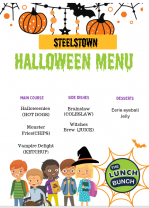 Spooky Halloween Canteen Menu