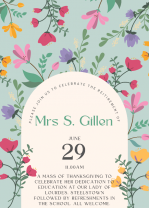Mrs Gillen’s Anniversary Mass