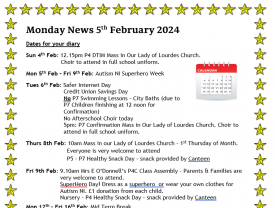 Monday News Monday 5th February 2024