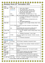 Monday News 10th November